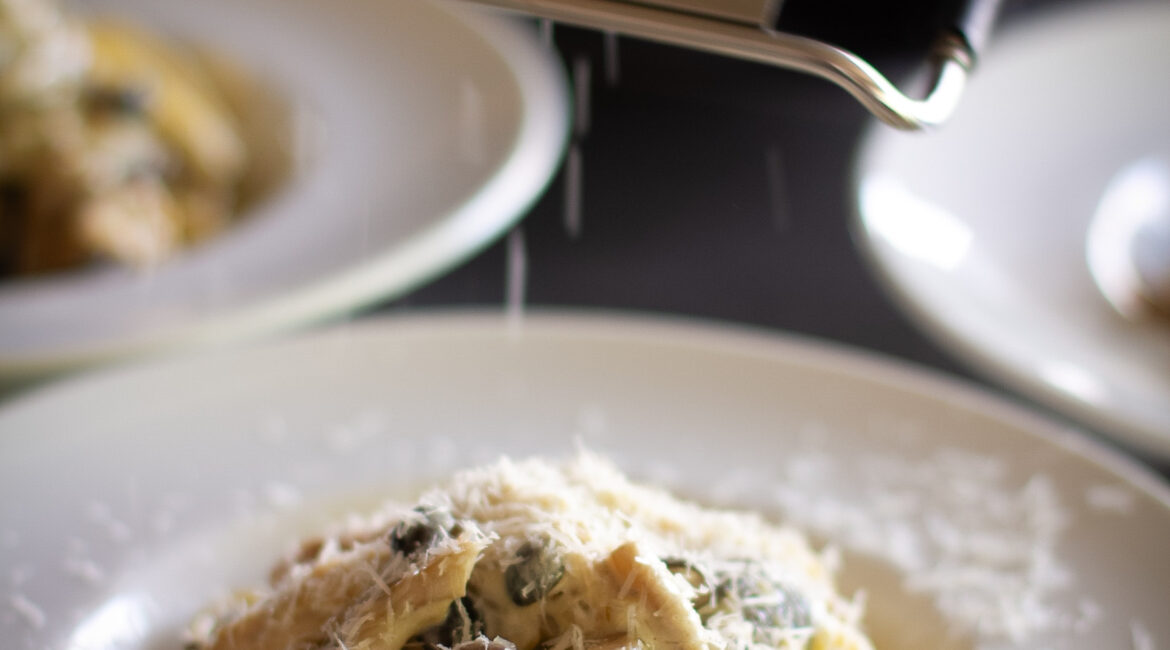 有元葉子 きのこのクリームパスタ