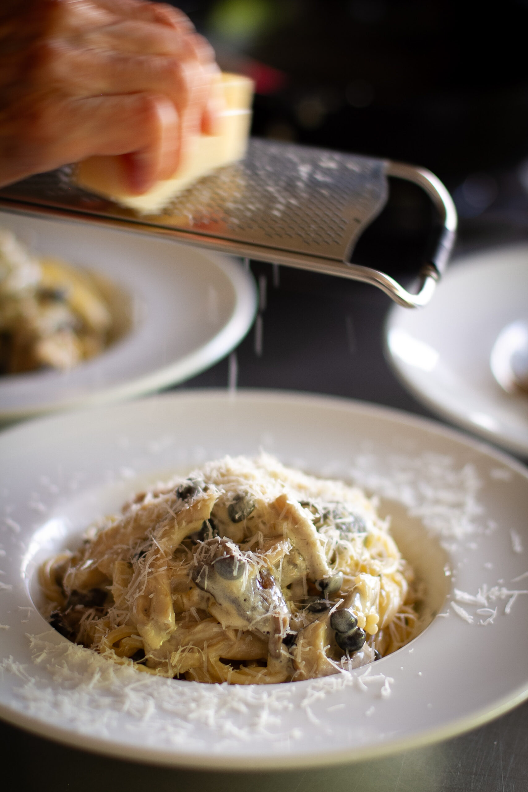 有元葉子　きのこのクリームパスタ