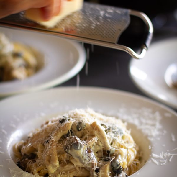 有元葉子　きのこのクリームパスタ